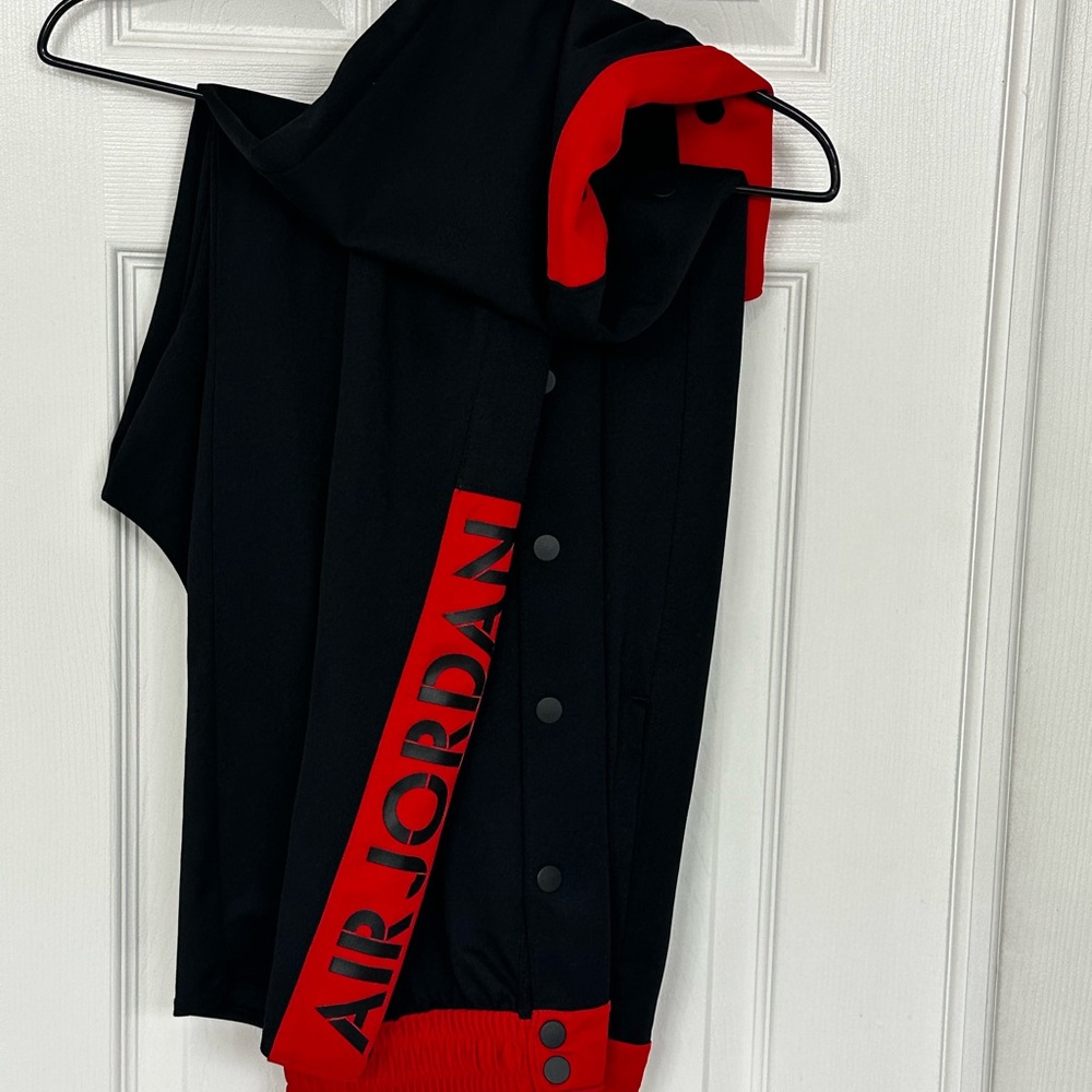 Air Jordan Black and Red sweatpants